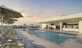 Refreshing outdoor pool at Courtyard Delray Beach.
