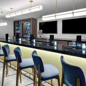 Hotel bar at Courtyard Delray Beach.
