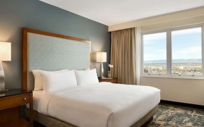 Day use room with natural light at Embassy Suites By Hilton Denver Downtown Convention Center.
