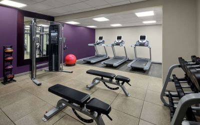 Fitness center available at DoubleTree Suites By Hilton Hotel Charlotte - SouthPark.