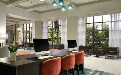 Business center available at Marriott Boca Raton.