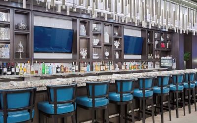Hotel bar at Marriott Boca Raton.