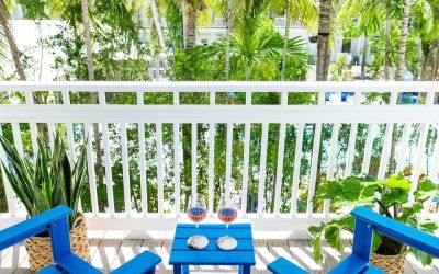 Day rooms with balcony at Parrot Key Hotel & Villas.
