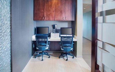 Business center available at Springhill Suites Carle Place.