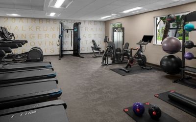 Fitness center at Residence Inn By Marriott San Diego Downtown.