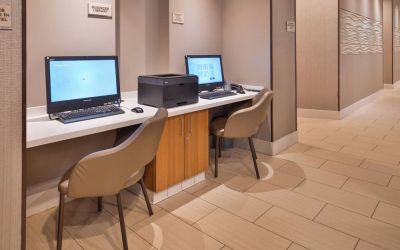 Business center available at SpringHill Suites By Marriott Irvine John Wayne Airport/Orange County.