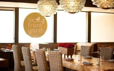 Dining area perfect for coworking at The Garland.
