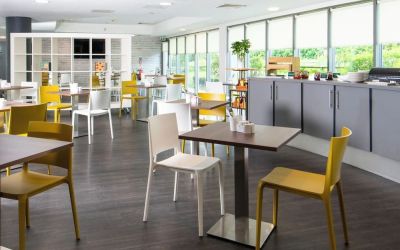 Hotel restaurant at Ibis Styles Haydock.