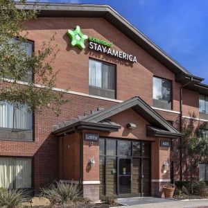 Hotel exterior at Extended Stay America.