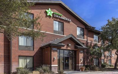 Hotel exterior at Extended Stay America.