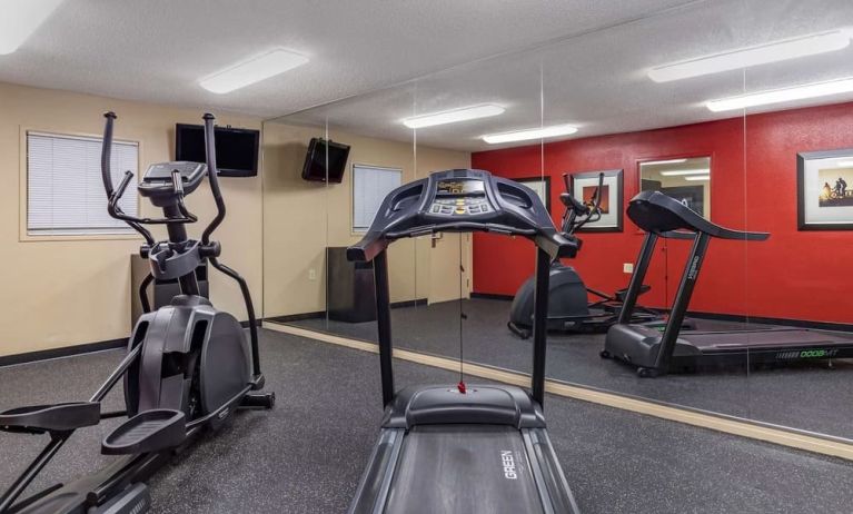 Fitness center at Extended Stay America.