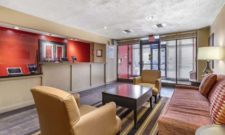 Lounge seating at Extended Stay America.