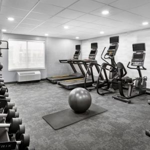 Fitness center at Fairfield Inn & Suites By Marriott Jacksonville.