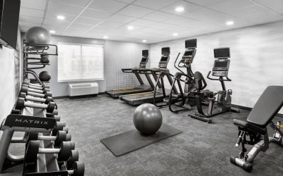 Fitness center at Fairfield Inn & Suites By Marriott Jacksonville.