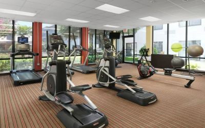 Fitness facility at Courtyard By Marriott Dallas DFW Airport North/Irving.