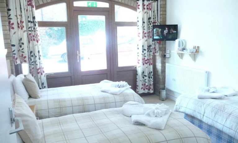 Day use family room with three beds at Rothwell House Hotel.