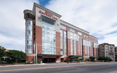 Hotel exterior at Hilton Garden Inn Nashville Vanderbilt.