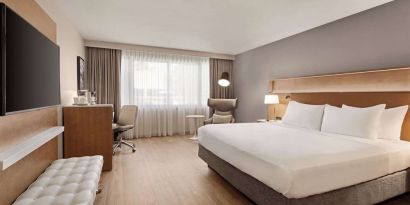 Day use room with work desk at Radisson Hotel Sunnyvale Silicon Valley.