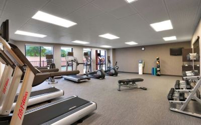 Fitness center available at Courtyard By Marriott Houston NASA/Clear Lake.