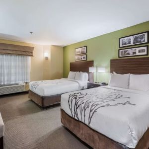 Queen beds at Spark By Hilton Oxford.