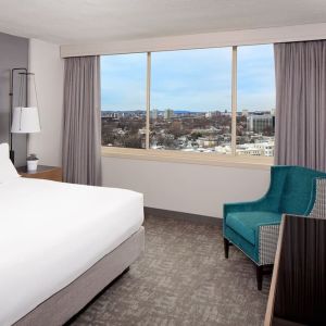 Day use room with natural light at Hyatt Regency Boston/Cambridge.

