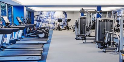 Fitness center at Hyatt Regency Boston/Cambridge.