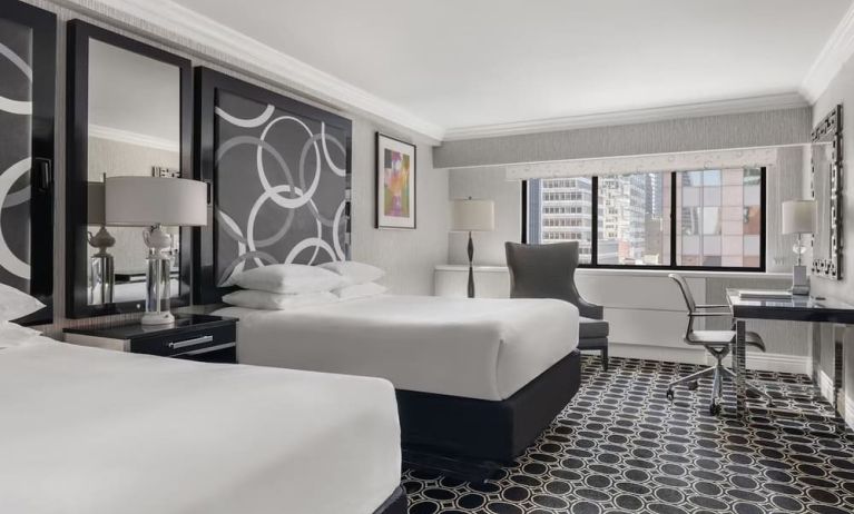 Queen beds at The Muse New York.