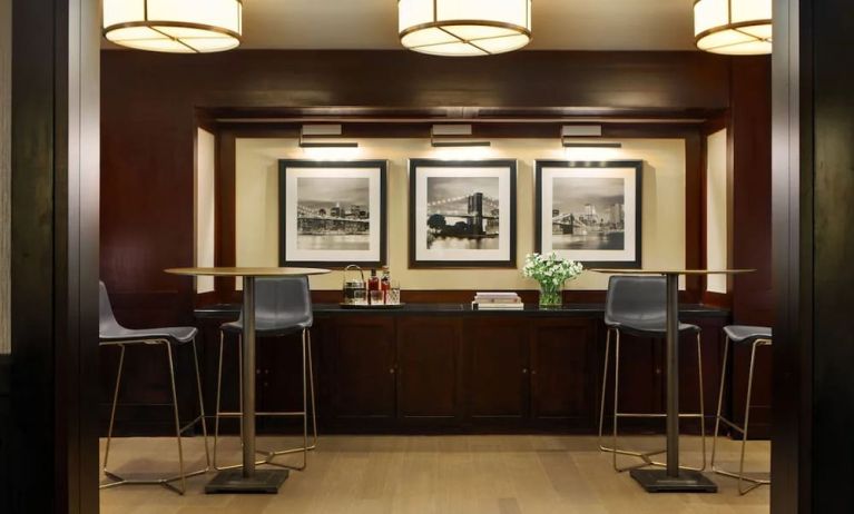Business center at The Muse New York.