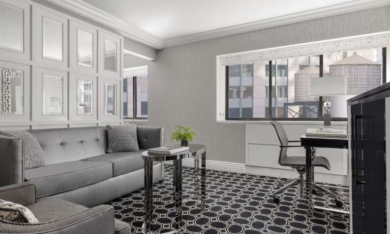 King room with lounge at The Muse New York.