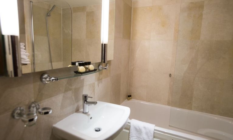 Private guest bathroom at Cheshire Hotel.