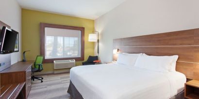 Day use room with work desk at Holiday Inn Express & Suites Corona.