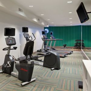 Fitness center available at Holiday Inn Express & Suites Corona.