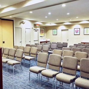 Meeting room at Holiday Inn Express & Suites Corona.