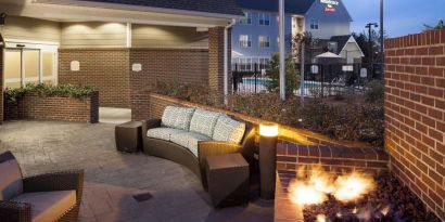 Firepit available at Residence Inn By Marriott Hattiesburg.