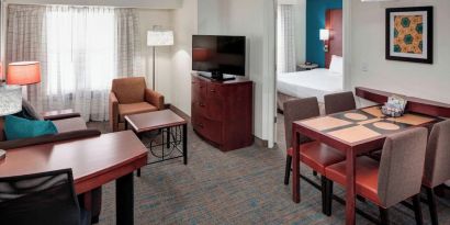 Day use room with living area at Residence Inn By Marriott Hattiesburg.