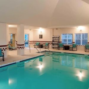 Refreshing indoor pool at Residence Inn By Marriott Bentonville Rogers.