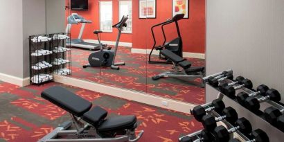 Fitness center at Residence Inn By Marriott Bentonville Rogers.
