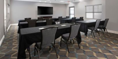 Professional meeting room at Residence Inn By Marriott Bentonville Rogers.