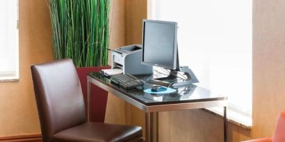 Business center at Residence Inn By Marriott Bentonville Rogers.