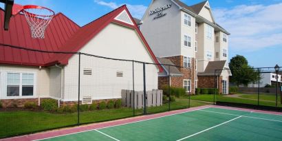 Tennis and basketball court available at Residence Inn By Marriott Bentonville Rogers.