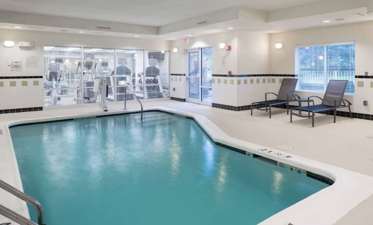 Refreshing indoor pool at Fairfield Inn & Suites Kansas City Overland Park.