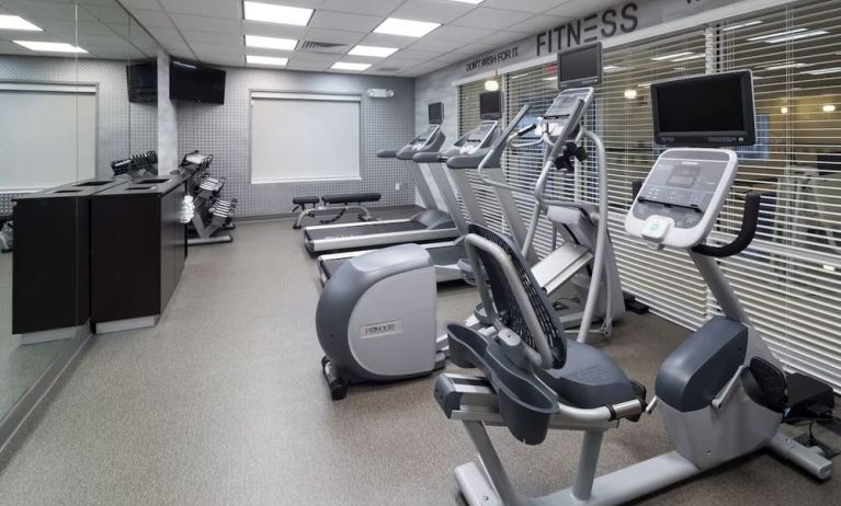 Fitness facility available at Fairfield Inn & Suites Kansas City Overland Park.