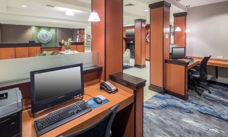 Business center available at Fairfield Inn & Suites Kansas City Overland Park.