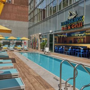 Outdoor pool at Margaritaville Resort Times Square.