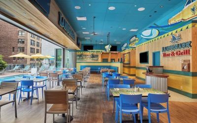 Dining room at Margaritaville Resort Times Square.