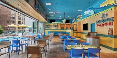 Dining room at Margaritaville Resort Times Square.