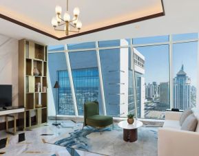 Day room with lounge area at Velero Hotel Doha Lusail.