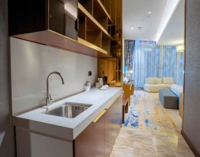 King room with kitchen at Velero Hotel Doha Lusail.