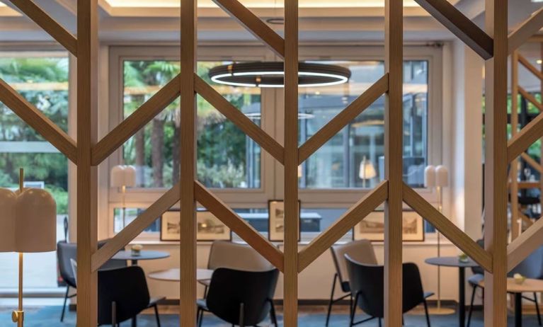 Reception and lobby seating at DoubleTree By Hilton Paris Bougival.