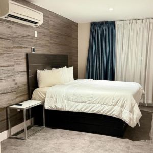 Day use king room with AC at Rose Hotel, Bronx.